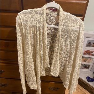 Lace boutique sweater